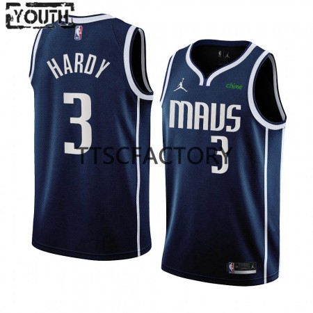 Kinder NBA Dallas Mavericks Trikot Jaden Hardy 3 Nike 2022-23 Statement Edition Navy Swingman